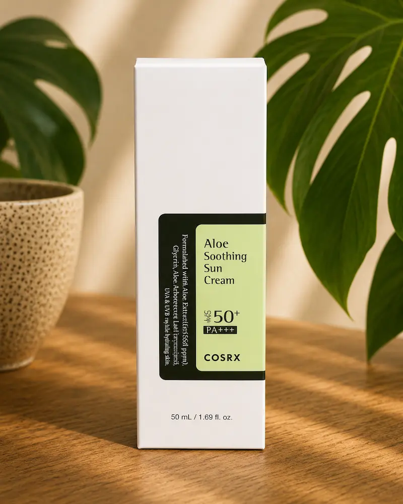 COSRX ALOE SOOTHING SUN CREAM SPF50+